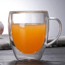 EMERGE Double Wall Transparent Clear Glass, 150 ML