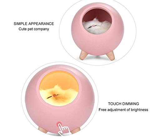 EMERGE Wooden Aesthetic Cat Pet House LED Lamp