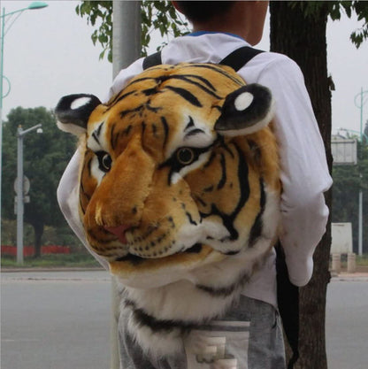 EMERGE Tiger Head Shaped Backpack Bag