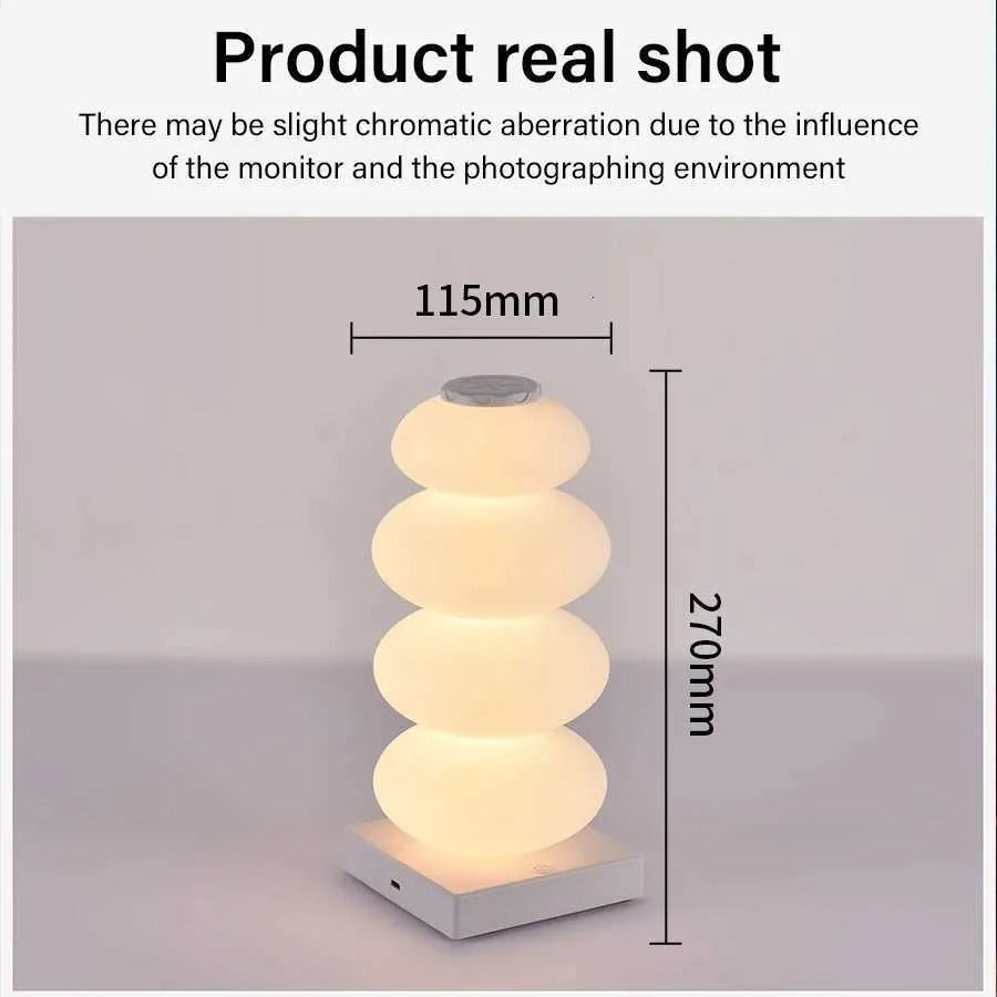 EMERGE PebbleGlow Rechargeable LED Table Lamp