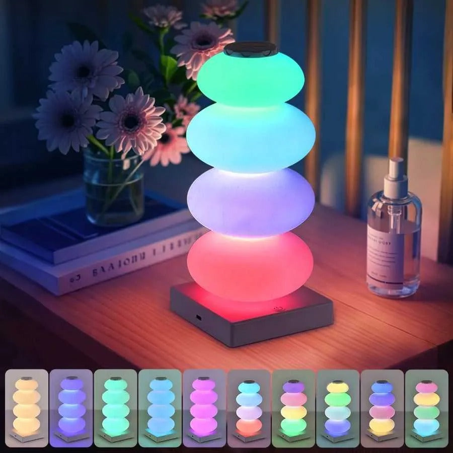 EMERGE PebbleGlow Rechargeable LED Table Lamp