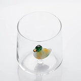 EMERGE Duck Sakura Cute Mug Coffee Tea Cup 250 ml(1 Piece, Transparent) Special Unique Mug