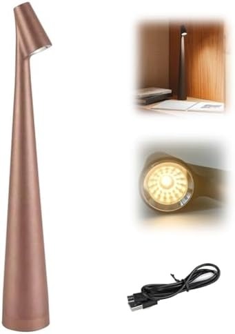 EMERGE Sleek Touch Control LED Lamp | Wireless & USB Charging | Modern Minimalist Table Light for Home & Festive Décor