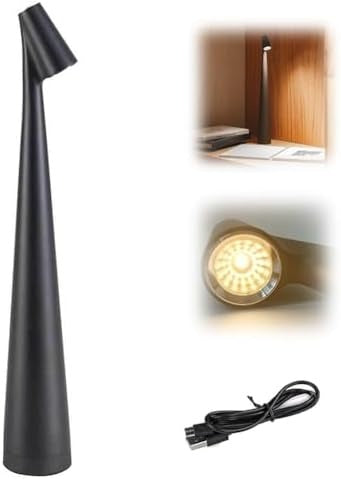 EMERGE Sleek Touch Control LED Lamp | Wireless & USB Charging | Modern Minimalist Table Light for Home & Festive Décor