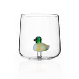 EMERGE Duck Sakura Cute Mug Coffee Tea Cup 250 ml(1 Piece, Transparent) Special Unique Mug