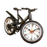 Emerge Plastic Miniature Bicycle Shape Clock (Black)