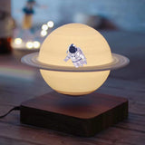 EMERGE 3D Magnetic Levitation Lamp Night Light Touch Rotating Led Luna Floating Night Lamp