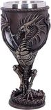 EMERGE Dragon Warrior Chalice Goblet With Dragon Skeleton Glossary Wine Cups, 200 ML