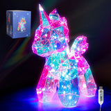 Emerge Unicorn, PVC LED Holographic Light in Gift Box for Valentine's Day Romantic Night Light