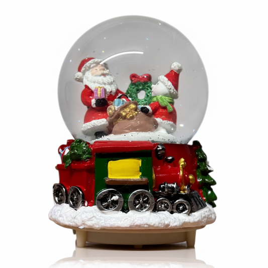 Musical Train Snow Globe – Grand 15cm Christmas Display