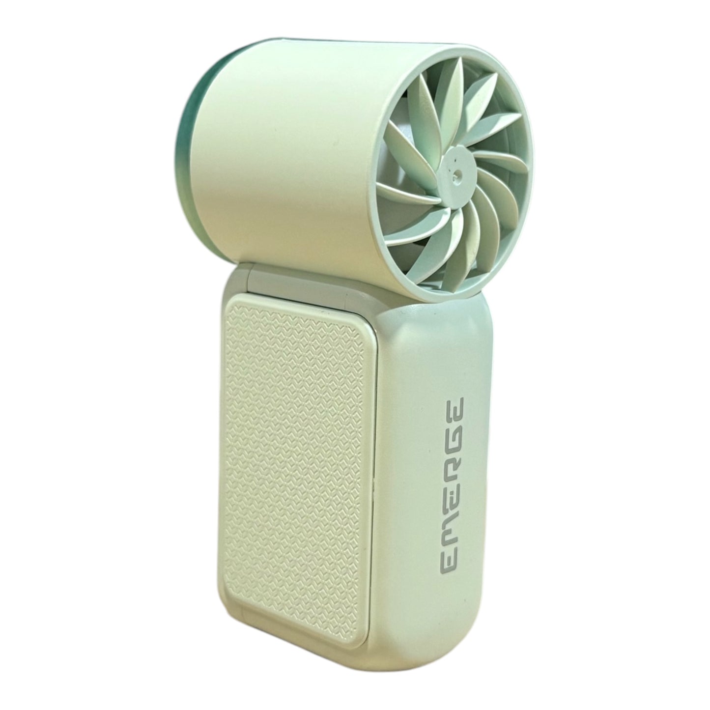 Emerge Micro Turbo Handheld Fan: Ultra-Compact 100-Speed Pocket Cooler