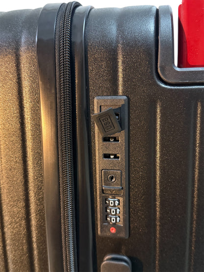 EMERGE 22" Smart Carry-On Suitcase – Hard Shell Spinner