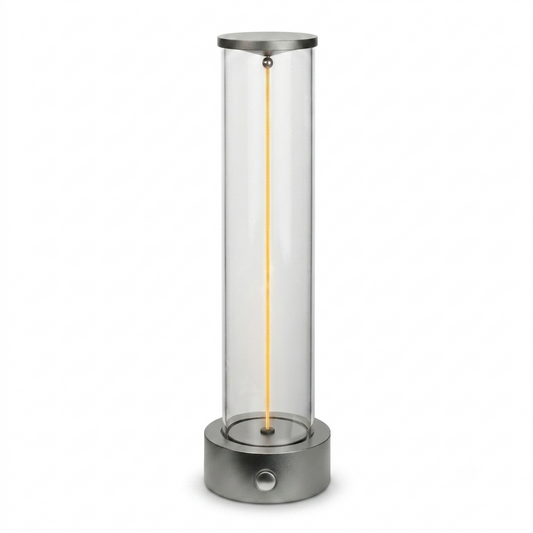 Rechargeable Cylindrical LED Table Lamp | Touch Control Ambient Light