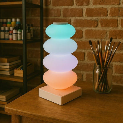 EMERGE PebbleGlow Rechargeable LED Table Lamp