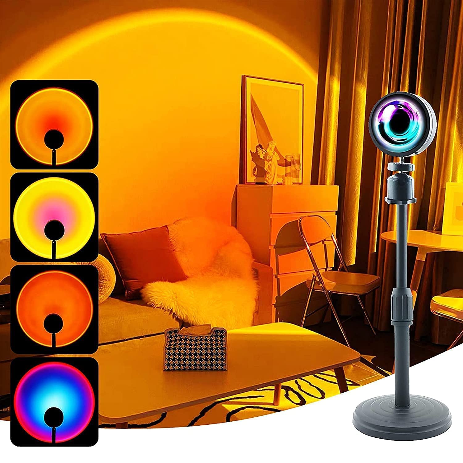 EMERGE Multi Color Sunset Lamp Projection