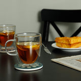 EMERGE Insulated Glass Coffee Mugs 250ml