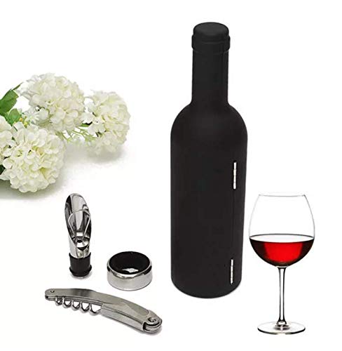 Emerge Wine Bottle Cork Opener Stopper Pourer Cutter Set