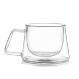 EMERGE Double Wall Transparent Clear Glass, 200 ML