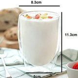 EMERGE Double Wall Transparent Clear, Tea Coffee Glass ,350 ML