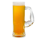 Emerge Muscle Beer Mug Large 610 ml Set of 2 Pcs, Muscle Arm Handle