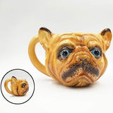 Z Emerge  Ceramic Dog Shaped 3D Coffee Mug (Dog face Mug)