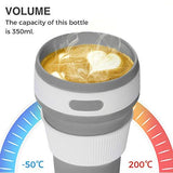 EMERGE Collapsible Travel Coffee Mug 350 ML- 87 * 87 * 140 MM (Grey)