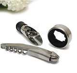Emerge Wine Bottle Cork Opener Stopper Pourer Cutter Set