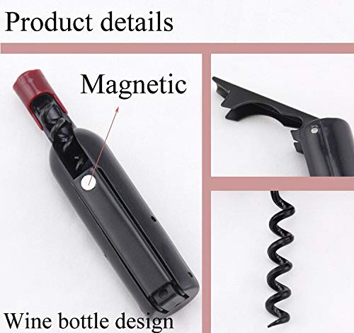 Emerge 2 in 1 Shape of Red Wine Opener Wine  (Wine Opener Set of 4)