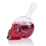Emerge Crystal Skull Head Vodka Bottle Wine Vodka Decanter (550 ML - Empty)