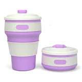 EMERGE Collapsible Travel Coffee Mug 350 ML- 87 * 87 * 140 MM (Purple)