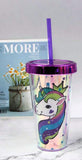 Emerge Plastic Tumbler with Lid - Multicolour, 500ml