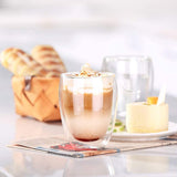 EMERGE Double Wall Transparent Clear, Tea Coffee Glass ,350 ML