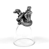 Emerge Animal Head Shot Glasses,25ml(Silver) (Shot Glass Set of 6 pcs) Mix