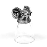 Emerge Animal Head Shot Glasses,25ml(Silver) (Shot Glass Set of 6 pcs) Mix