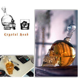 Emerge Crystal Skull Head Vodka Bottle Wine Vodka Decanter (550 ML - Empty)