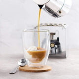 EMERGE Double Wall Transparent Clear, Tea Coffee Glass ,350 ML