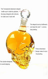 Emerge Crystal Skull Head Vodka Bottle Wine Vodka Decanter (550 ML - Empty)