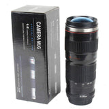 Emerge Camera Lens Coffee Mug, Stainless Steel,Black