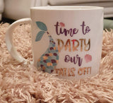 EMERGE Ceramic Coffee Mug (Time to Party Our Tails Off )