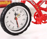 EMERGE Bicycle Miniature Alarm Clock (Red)