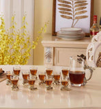 Emerge Animal Head Shot Glasses,25ml(Silver) (Shot Glass Set of 6 pcs) Mix