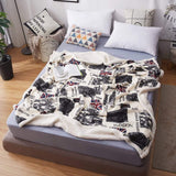 Emerge Soft White Blankets Machine Washable (160x130 cm)
