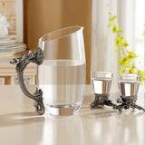 Emerge Animal Head Shot Glasses,25ml(Silver) (Shot Glass Set of 6 pcs) Mix