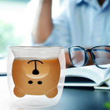 EMERGE Double Wall Transparent Tea Coffee bear Mug