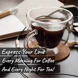 EMERGE Heart shape Double Wall Coffee Mug