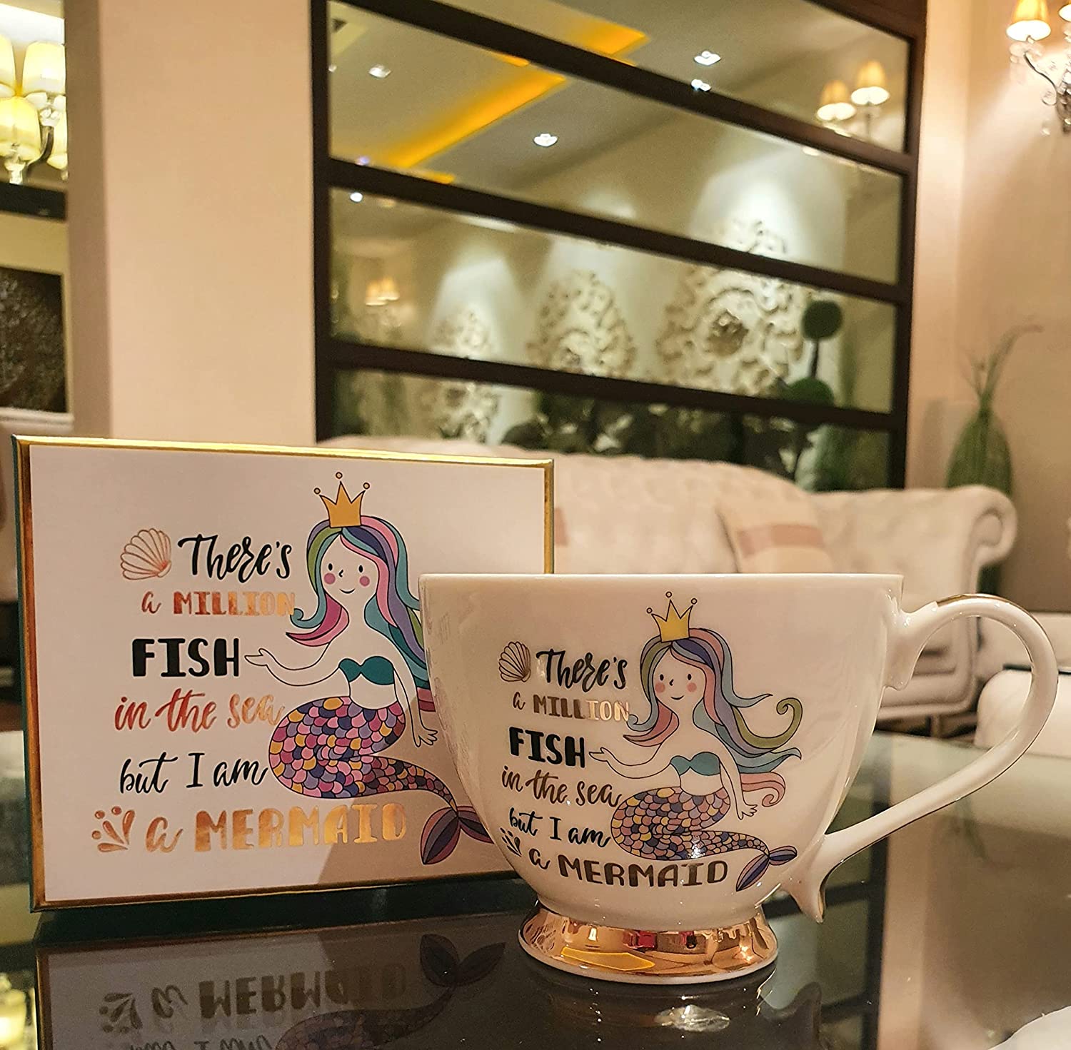 EMERGE Ceramic Mermaid Coffee Mugs