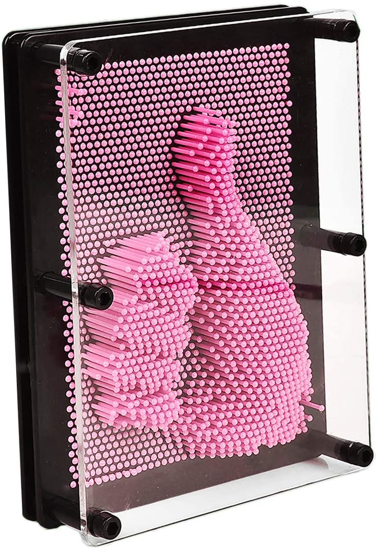 Emerge Pin Art Sculpture Impression 3D Toy (Pink)