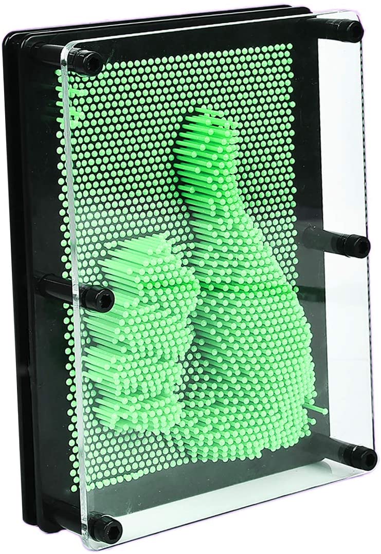 Emerge Pin Art Sculpture Impression 3D Toy (Green)