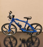 Emerge Scale Miniature Die-Cast Blue Racing Bicycle