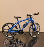 Emerge Scale Miniature Die-Cast Blue Racing Bicycle